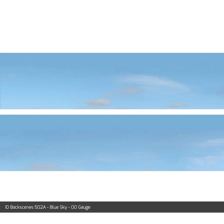 ID Backscenes 502A Blue Sky OO/HO 15" Backscene