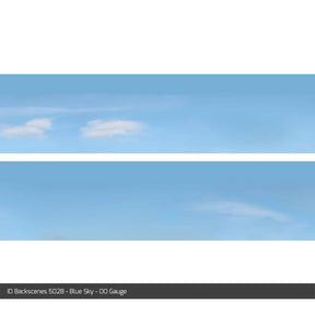 ID Backscenes 502B Blue Sky OO/HO 15" Backscene