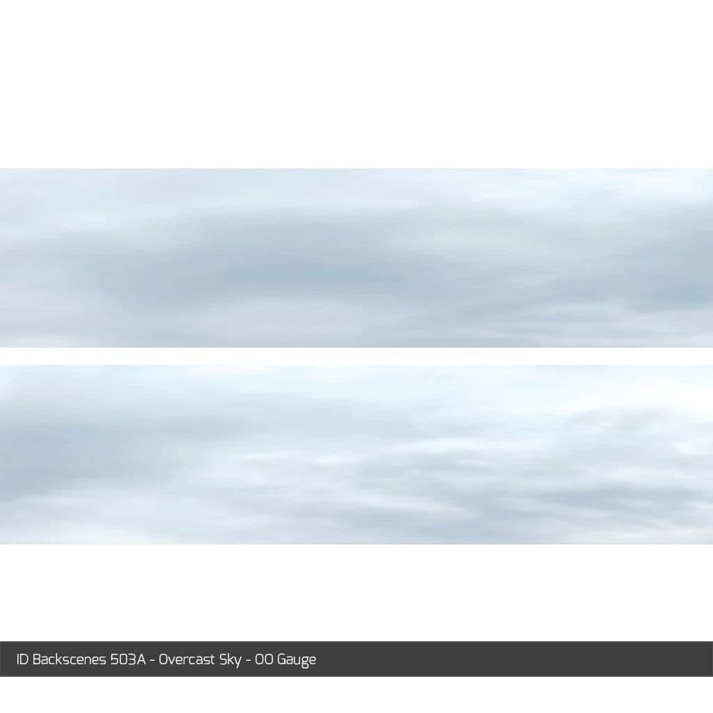 ID Backscenes 503A Overcast Sky OO/HO 15" Backscene