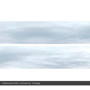 ID Backscenes 503A Overcast Sky OO/HO 15" Backscene