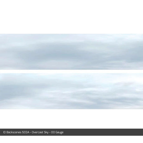ID Backscenes 503A Overcast Sky OO/HO 15" Backscene