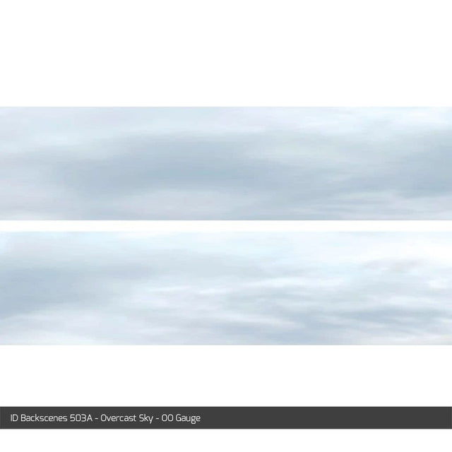 ID Backscenes 503A Overcast Sky OO/HO 15" Backscene
