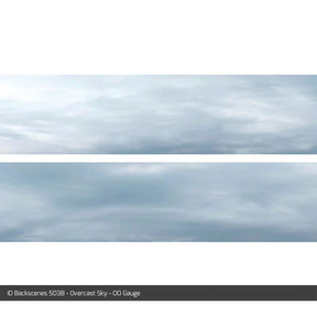 ID Backscenes 503B Overcast Sky OO/HO 15" Backscene