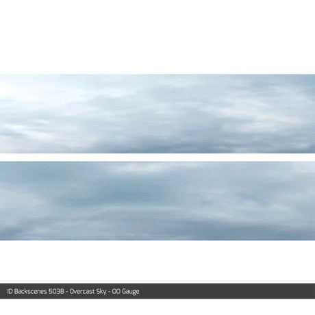 ID Backscenes 503B Overcast Sky OO/HO 15" Backscene