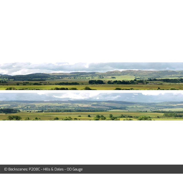 ID Backscenes P208C Hills & Dales OO/HO 9" Backscene