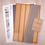 KX002-OO 6ft Industrial Brick Wall And Gates OO/4mm/1:76