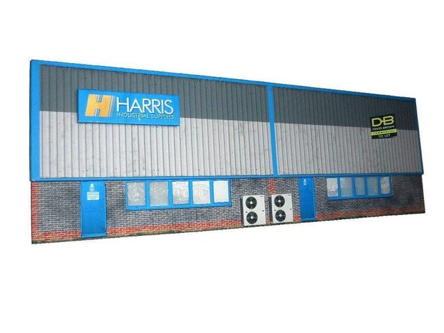 KX007-N Low Relief Industrial Unit Side Wall #1 N/2mm/1:148