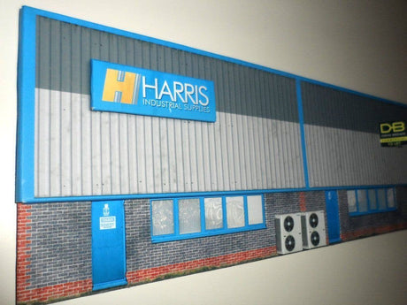 KX007-N Low Relief Industrial Unit Side Wall #1 N/2mm/1:148