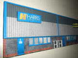 KX007-OO Low Relief Industrial Unit Side Wall #1 OO / 4mm / 1:76
