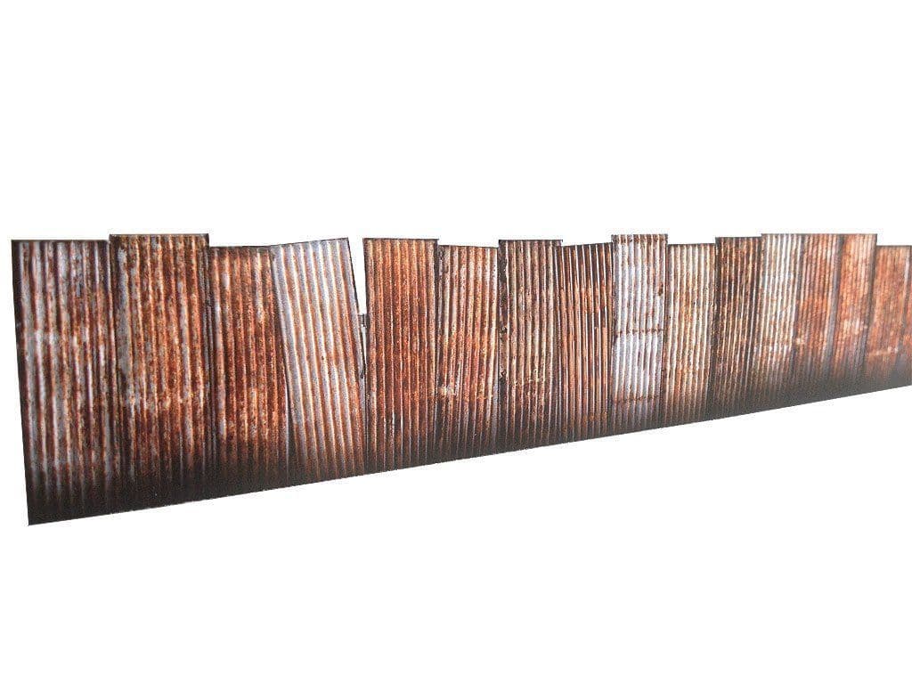 KX022-OO 9ft Corrugated Iron Trackside Fencing Kit OO/4mm/1:76