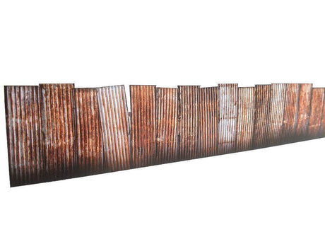 KX022-OO 9ft Corrugated Iron Trackside Fencing Kit OO/4mm/1:76