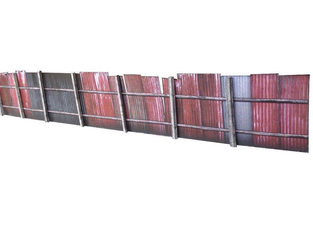 KX022-OO 9ft Corrugated Iron Trackside Fencing Kit OO/4mm/1:76
