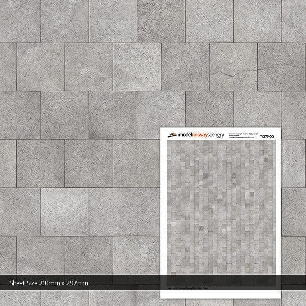 KX023-N Light Grey Concrete Slabbed Pavement N/2mm/1:148