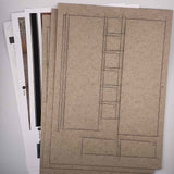 KX029-OO Lock-Up Garages (Block Of Six) OO/4mm/1:76
