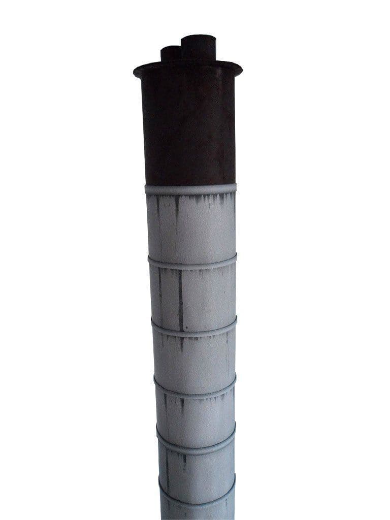 KX032-OO Modern Industrial Chimney Kit OO/4mm/1:76