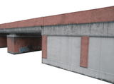KX036-OO Concrete & Brick Retaining Wall OO / 4mm / 1:76