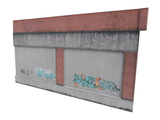 KX036-OO Concrete & Brick Retaining Wall OO / 4mm / 1:76