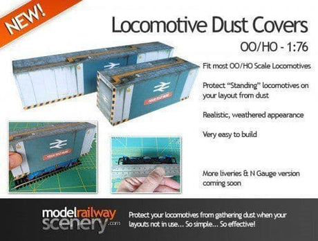 KX042-OO Locomotive Steam Era Design Dust Cover Kit OO/4mm/1:76 (Pack Of Two)