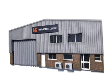 KX060-OO Low Relief Modern Industrial Unit - OO / 4mm / 1:76
