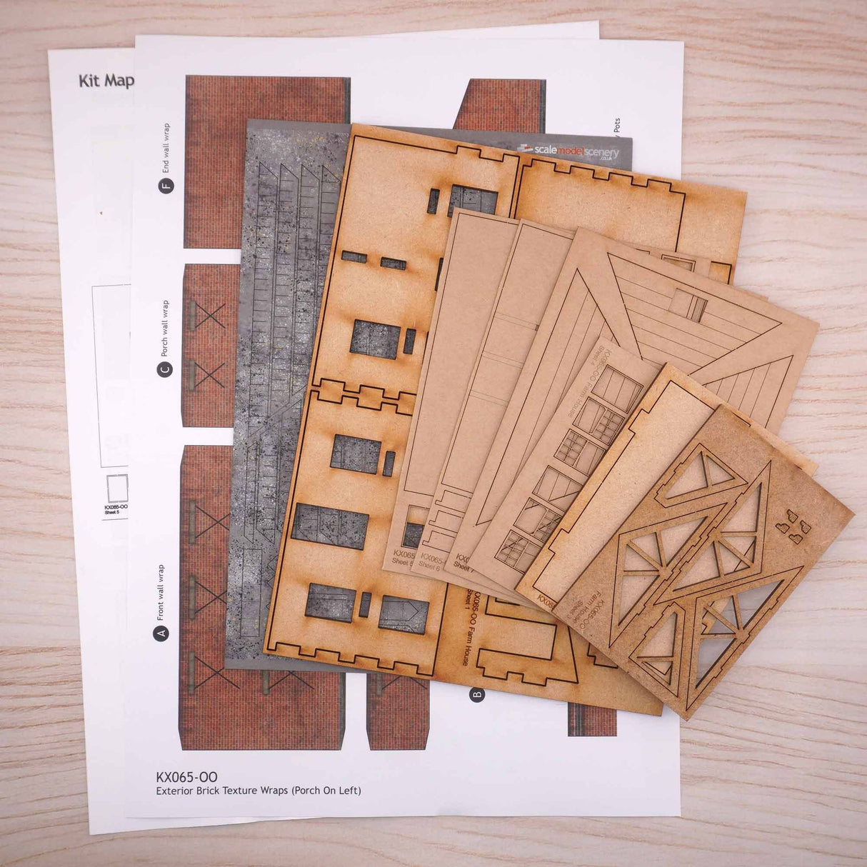 KX065-OO Poplar Farm House - OO Gauge/4mm/1:76
