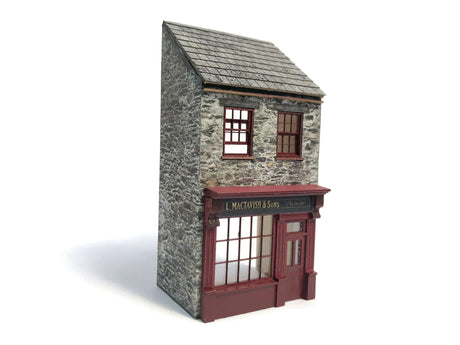 KX069-OO Low Relief Period Terraced Shop - OO/4mm/1:76