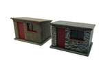 KX071-OO Small Brick/Stone Lineside Huts/Sheds (Pack of 2) - OO/4mm/1:76