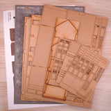 KX080-OO Terraced Cottages/Houses - OO / 4mm / 1:76