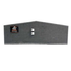 KX093-OO Low Relief Small Modern Industrial Unit End Wall - OO / 4mm / 1:76