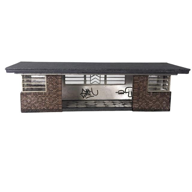 KX097-OO 1930's Art Deco Bus/Tram Shelter - OO / 4mm / 1:76