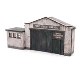 KX110-OO Fore Street Low Relief Garage - OO/4mm/1:76