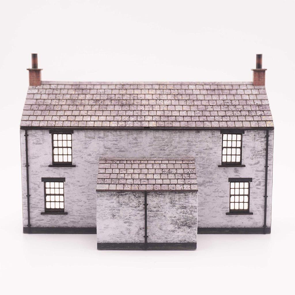 KX116-OO Low Relief Workers Cottages (Backs) - OO/4mm/1:76