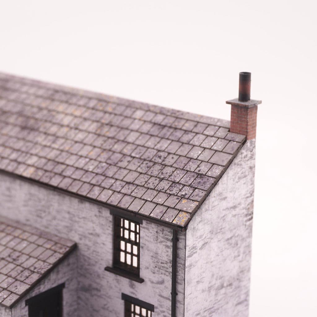 KX116-OO Low Relief Workers Cottages (Backs) - OO/4mm/1:76