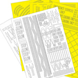 Laser Cut Self-Adhesive All Road Markings (Pristine/Weathered) - Bumper Pack - OO/4mm/1:76