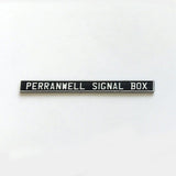 LX093-N Laser Engraved Signal Box Nameplates N/2mm/1:148
