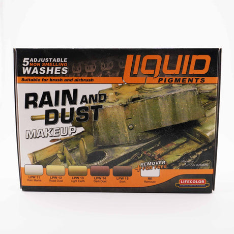LifeColor Liquid Pigments Rain & Dust set (22ml x 6)
