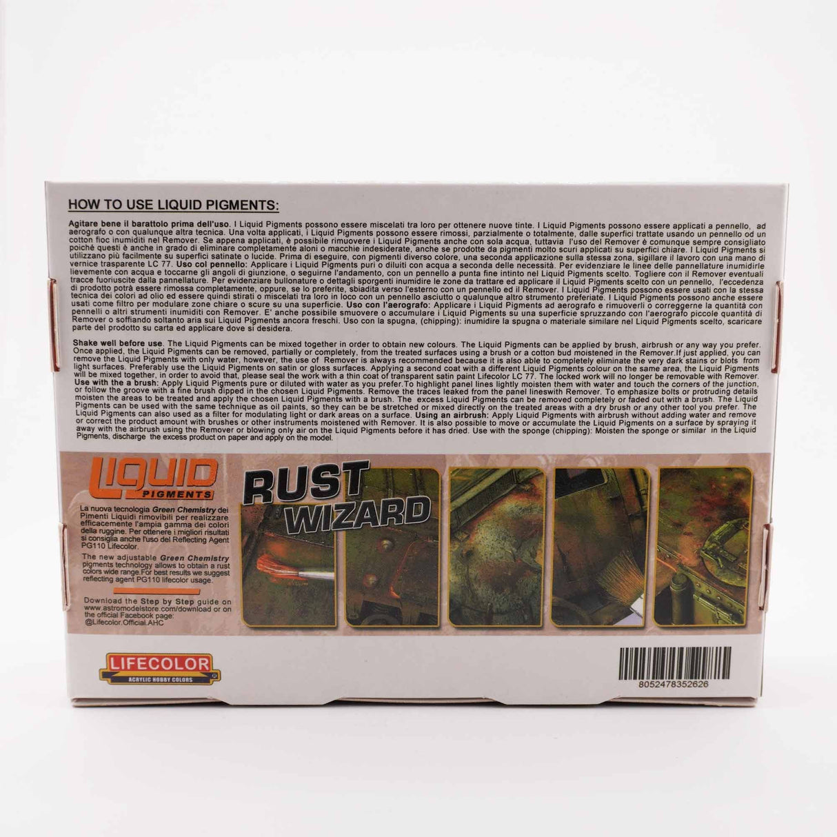 LifeColor Liquid Pigments Rust Wizard Set (22ml x 6)