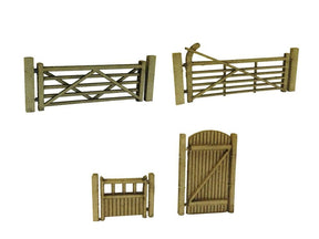 LX001-2-3-OO Laser Cut Gates Multi Pack OO/4mm/1:76