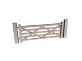 LX001-O Laser Cut Five Bar Gates & Posts (Pack Of 5) O/7mm/1:43