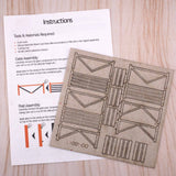 LX001-OO Laser Cut Five Bar Gates & Posts (Pack Of 3) OO/4mm/1:76