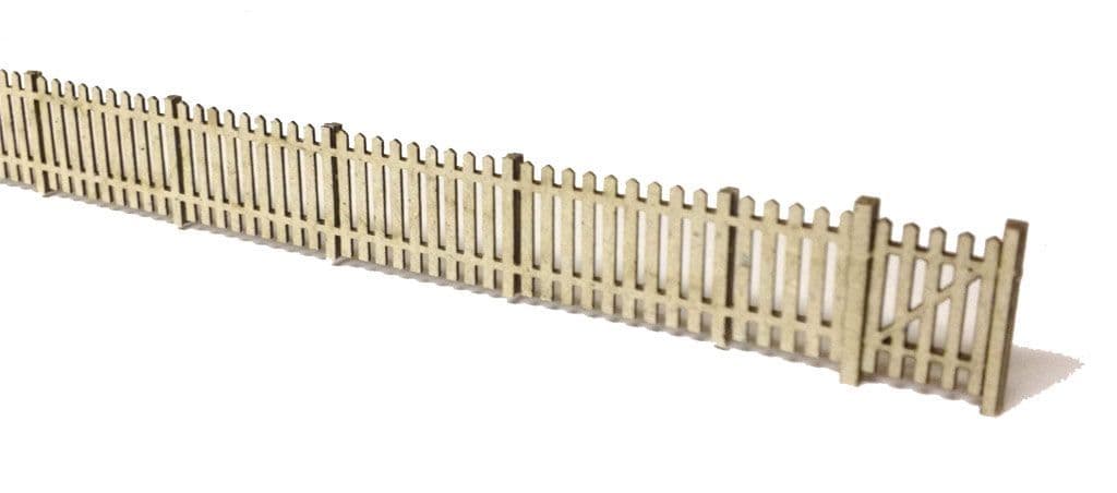 LX004-HO Laser Cut 4ft Garden Fencing HO/1:87