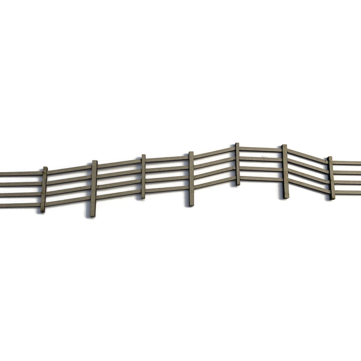 LX006-O Laser Cut 4ft Post & Rail Lineside Fencing O/7mm/1:43