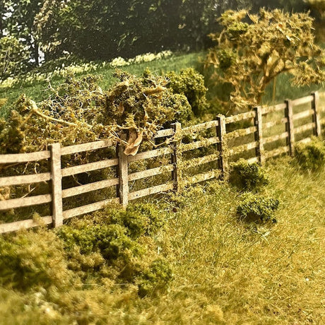 Factory Seconds - LX006-OO Laser Cut 4ft Post & Rail Lineside Fencing OO/4mm/1:76