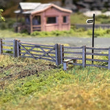 LX006-OO Laser Cut 4ft Post & Rail Lineside Fencing OO/4mm/1:76
