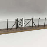 LX007-N-A Laser Cut Chain Link Security Fencing (Crank Top) N/2mm/1:148