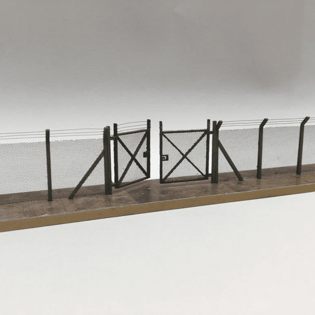 LX007-OO Laser Cut Chain Link Security Fencing OO/4mm/1:76