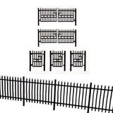 LX008 / LX011 Laser Cut 6ft Wrought Iron Railings & Gates Pack OO/4mm/1:76