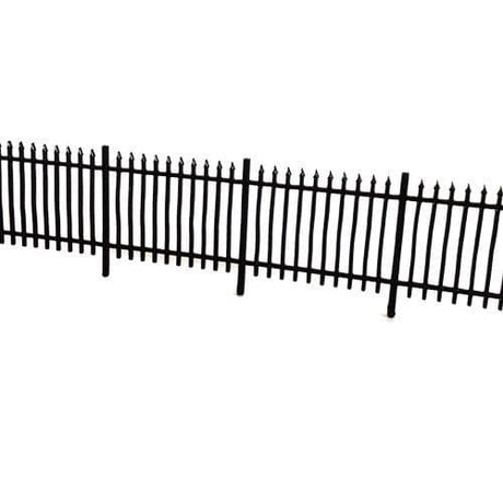 LX008 / LX011 Laser Cut 6ft Wrought Iron Railings & Gates Pack OO/4mm/1:76