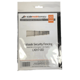 LX017-OO Laser Cut 2m Palisade Security Fencing & Gates OO/4mm/1:76