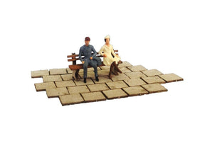 LX018-OO Laser Cut Paving Slabs (2ft x 2ft) OO/4mm/1:76