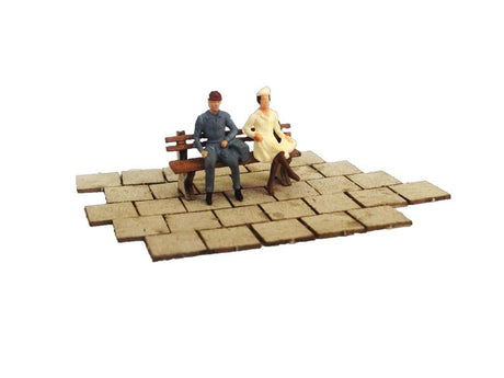 LX018-OO Laser Cut Paving Slabs (2ft x 2ft) OO/4mm/1:76